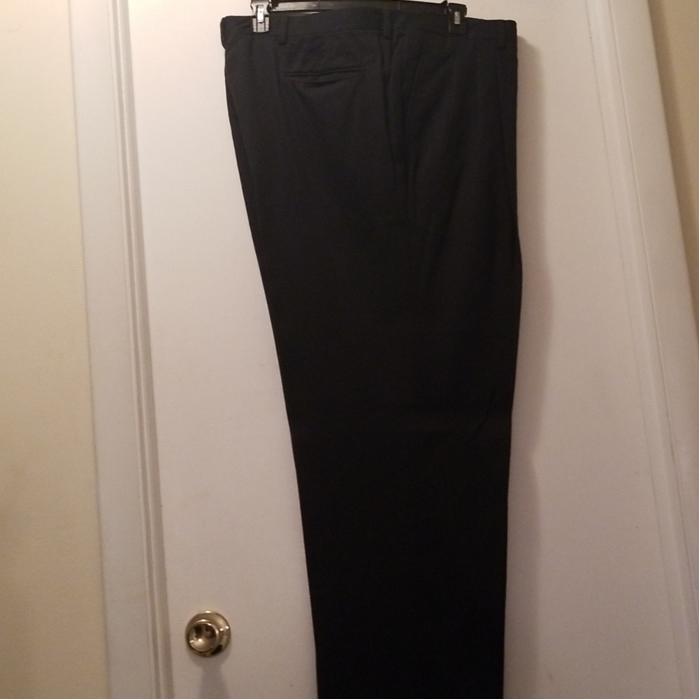 Black Pleated Big & Tall Dress Pants